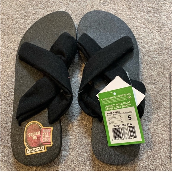 NWT yoga mat sandals sanuk NWT - Picture 2 of 2
